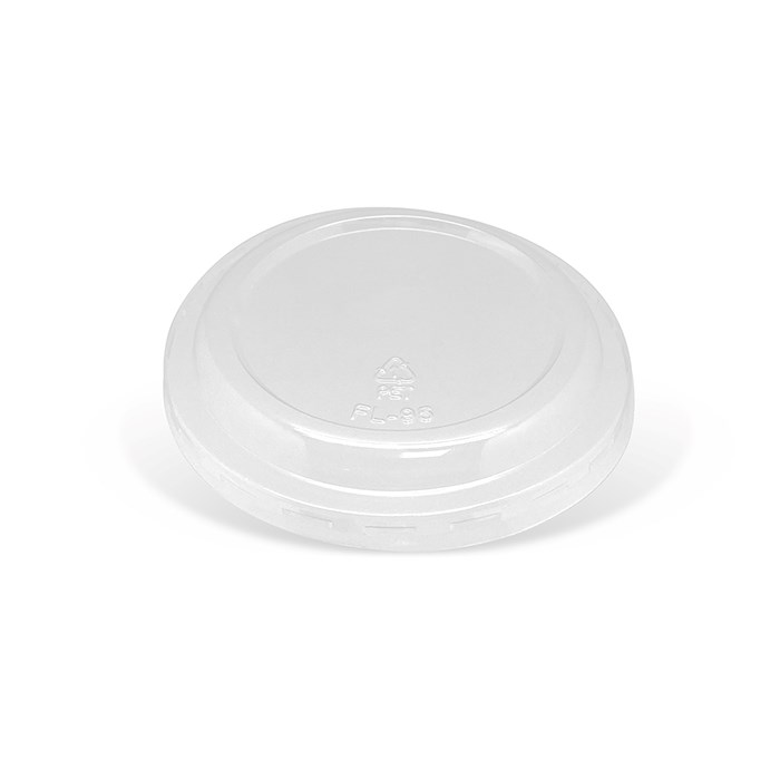PET Flat Lid w No Hole (fits U cups) 1000pc/ctn